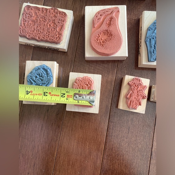 Assorted Wood mount Rubber Stamps. Crafting stamps New & Used - Picture 13 of 14